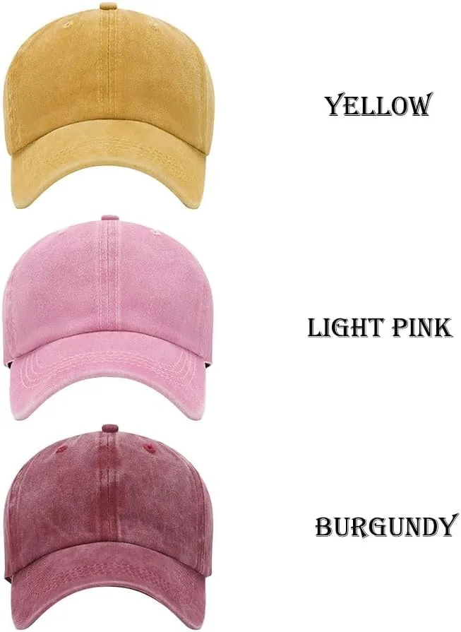 3 Pack Toddler Hat Toddler Baseball Hats for 2-7 Years Boys and Girls