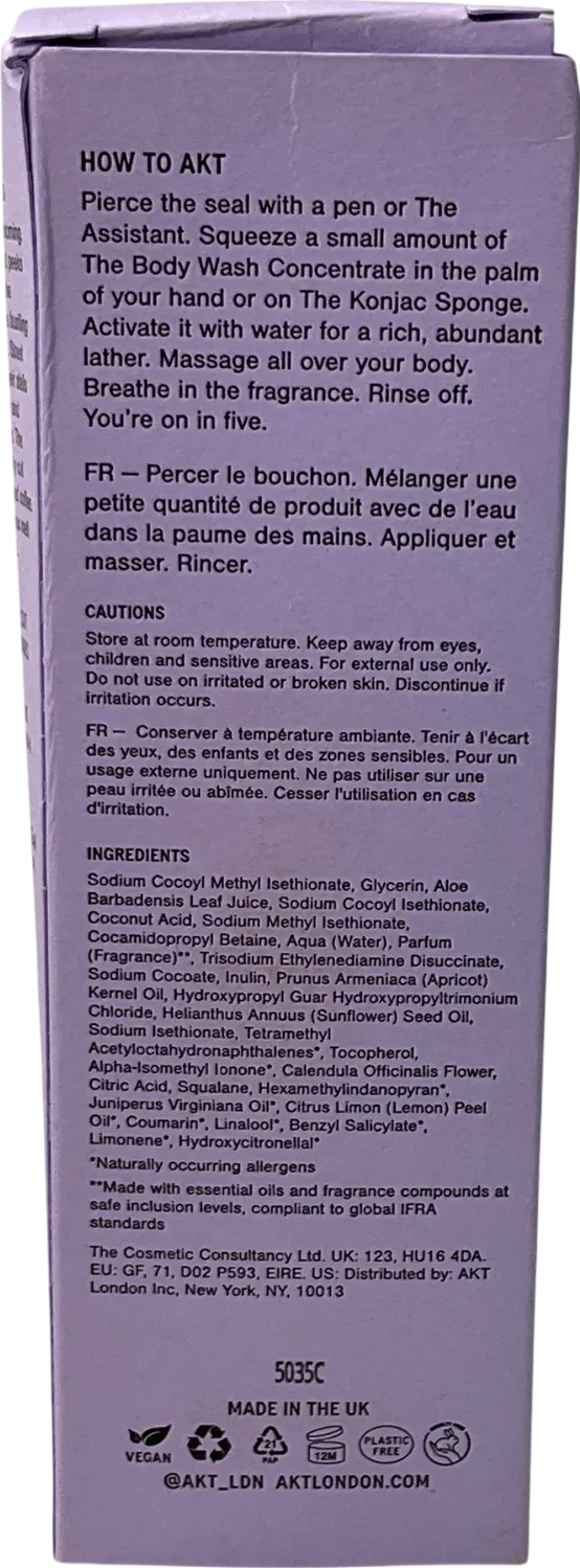 akt The Body Wash Concentrate 100ml