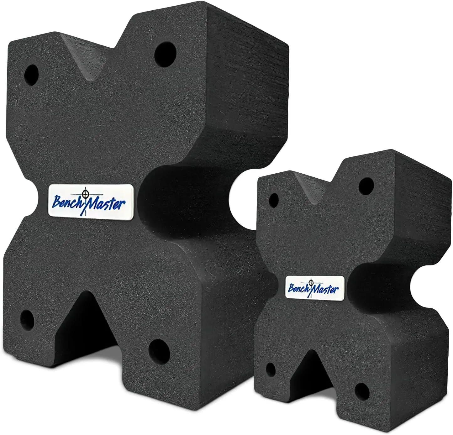 BenchMaster X-Block Shooting Rest, Multiple Sizes, Precision-Enhancing Rifle Rest, Recoil Reduction, Resistant to Gun Oil, Made in The USA