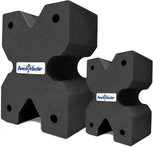 BenchMaster X-Block Shooting Rest, Multiple Sizes, Precision-Enhancing Rifle Rest, Recoil Reduction, Resistant to Gun Oil, Made in The USA