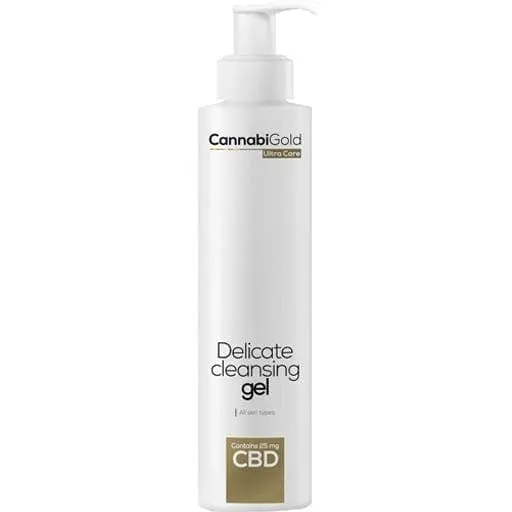 CBD FACIAL CLEANSING GEL all skin types CannabiGo 200 ml