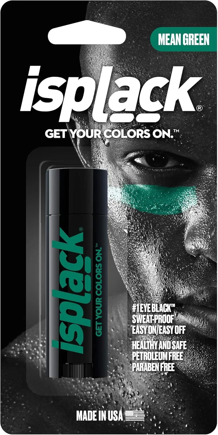 Colored Eye Black - Get You Colors On. Reduce Glare. Non-Toxic. Paraben Free. 100% Performance.
