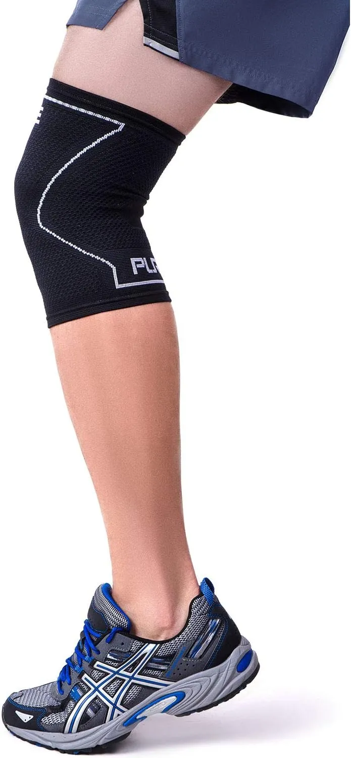 Compression Knee Support Sleeve  Relieve Knee Pain, Recovery Sleeve for Men and Women  Great for Running, Weight Lifting, Sports