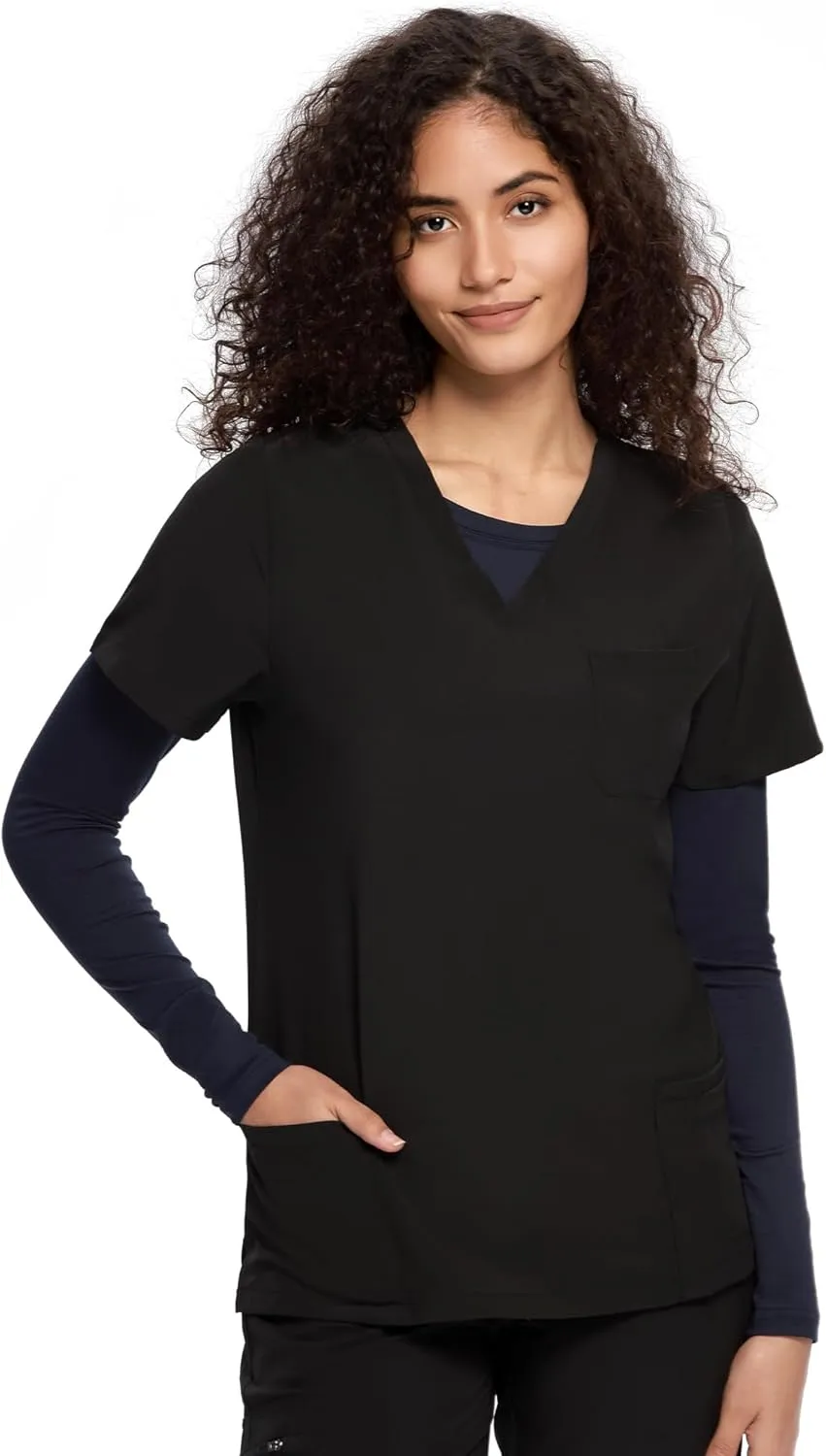 COZYFIT Underscrub Long Sleeve Women - Crew Neck Scrubs Undershirts for Nurse with Soft Fabric