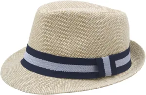 Fedoras Hats Retro Jazz Hat Summer Outdoor Sunscreen Hat for Wedding, Party