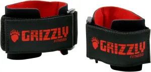 Grizzly Fitness Power Weight Training Wrist Wraps for Men and Women | Sold in Pairs | One-Size | Used by Pros to provide Wrist support | Durable stitched with comfortable Neoprene padding | Velco Closure Black