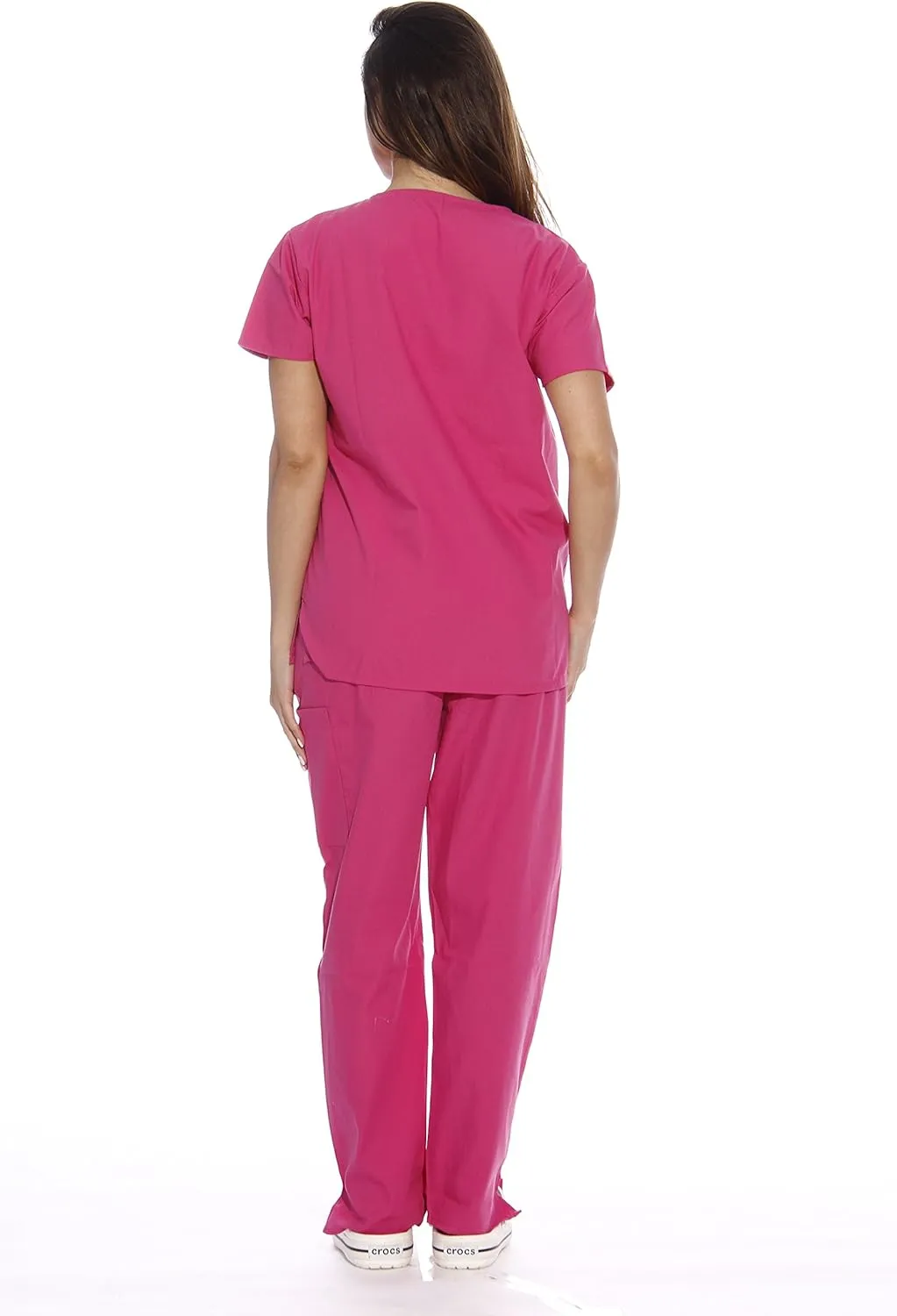 Just Love Women's Six Pocket Medical Scrubs Set (V-Neck with Cargo Pant)