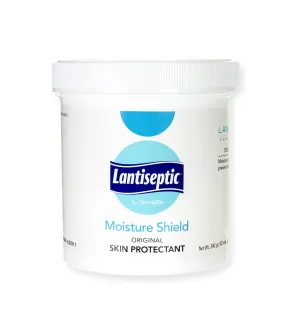 Lantiseptic Moisture Shield Original Skin Protectant  50% Lanolin Enriched Skin Protectant Barrier Cream for Incontinence  Paraben Free, 1 Jar, 12oz