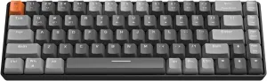 MAGIC-REFINER RK68 60% Wireless Mechanical Keyboard, Bluetooth 5.0/2.4GHz with Dual Mode 2-in-1 Receiver, Ergonomic Compact 68-Key Hot Swappable Gaming Keyboard, Blue Switch for Mac Windows PC
