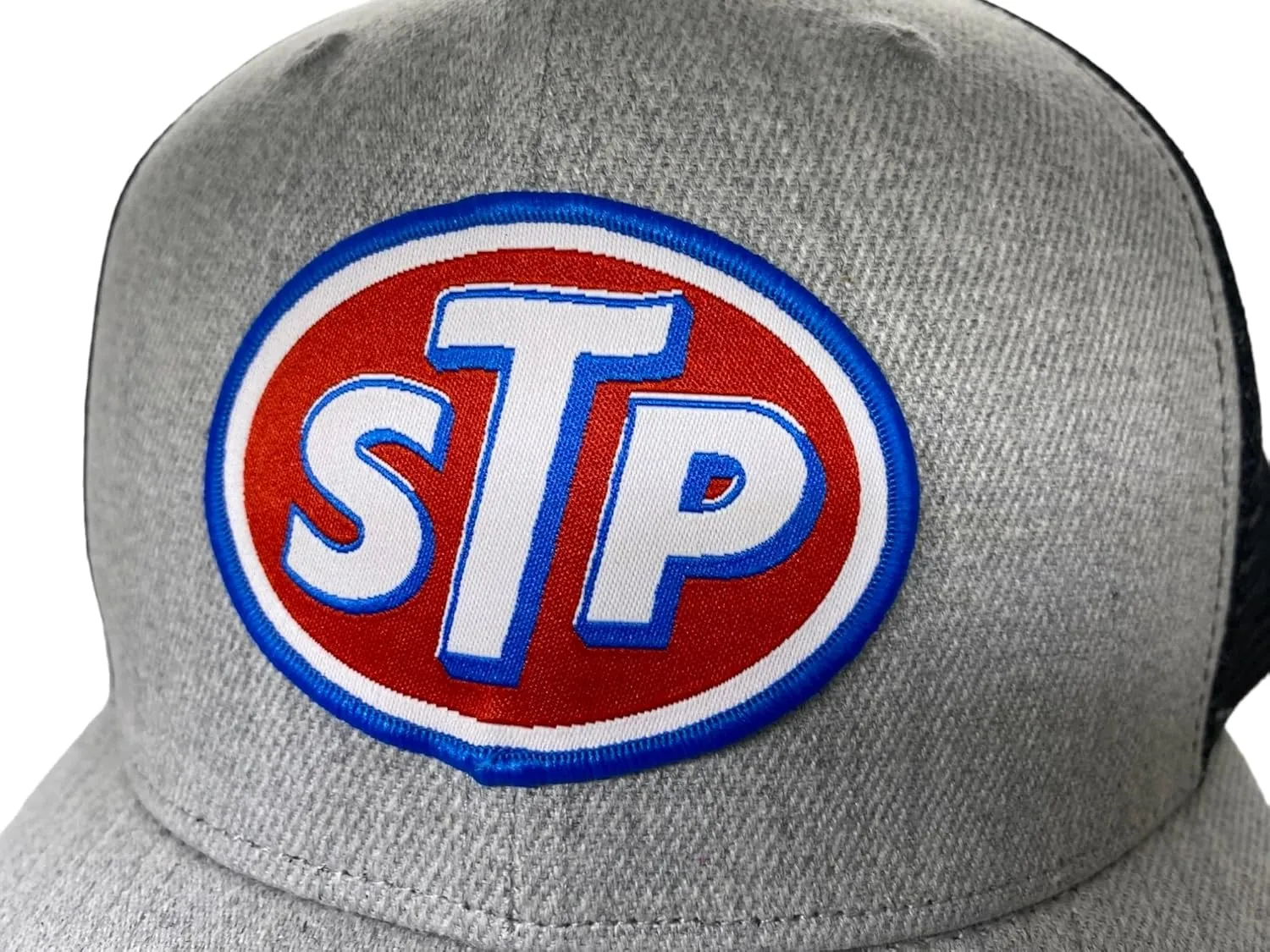 STP Vintage Trucker Hats Mesh Backing Snapback - Adjustable with Woven STP Patch