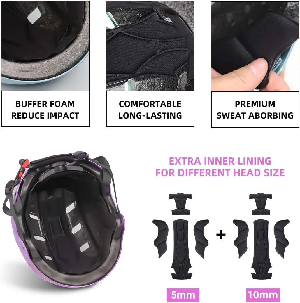 Toddler Helmet Dual Certified Adjustable Kids Bike Helmet for 2-3-5-8-14  Years Old Girls Boys Youth for Scooter Balance Bike Roller Skating Skateboarding Cycling