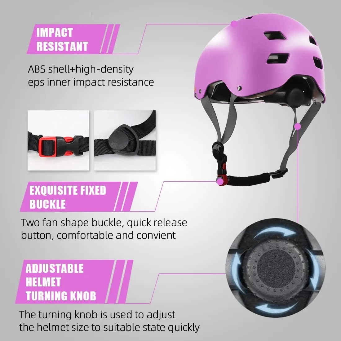 Toddler Helmet Dual Certified Adjustable Kids Bike Helmet for 2-3-5-8-14  Years Old Girls Boys Youth for Scooter Balance Bike Roller Skating Skateboarding Cycling