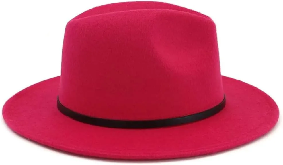 Unisex Fedora Hat Vintage Felted Jazz Top Hats Couple Trend Party Wedding Performance Cap
