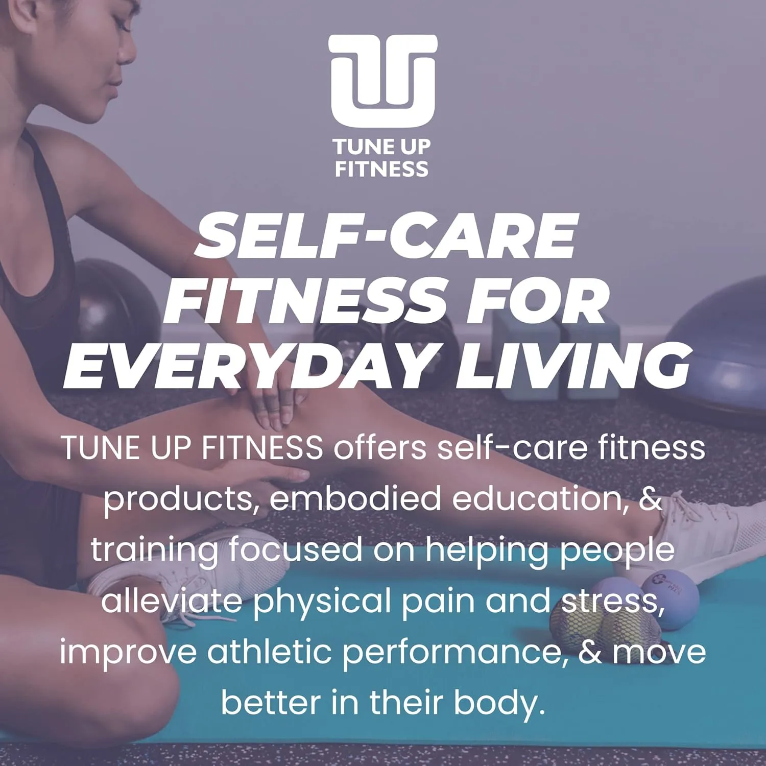 YOGA TUNE UP Therapy Balls in Tote by Tune Up Fitness - Massage Balls for Trigger Point, Pressure Point & Myofascial Release - Use as Single or Peanut Ball for Pain Relief & Relaxation (Aqua Blue)